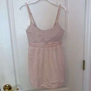Lululemon Light Pink Fit & Flare Yoga Tank Top